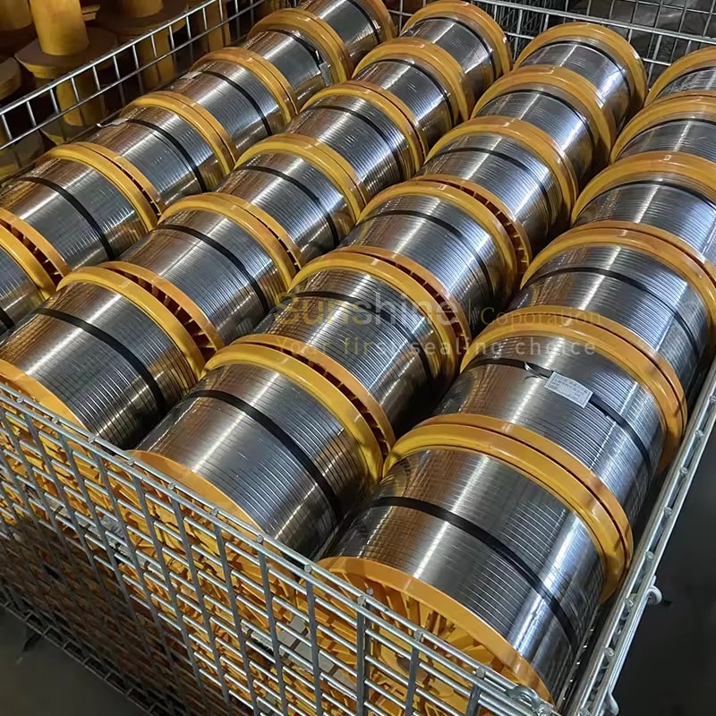 SS316 Flat Metallic Steel Tape with Spool